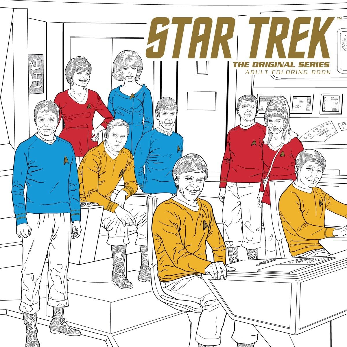 Star Trek: The Original Series Adult Coloring Book book