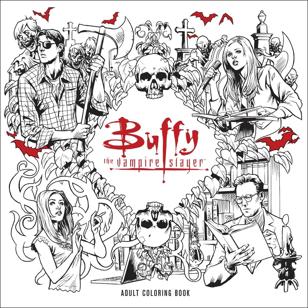 Buffy The Vampire Slayer Adult Coloring Book Manga