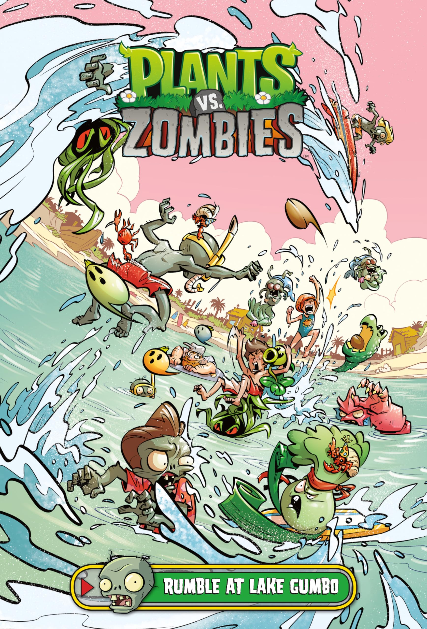 Plants vs. Zombies Volume 10: Rumble at Lake Gumbo Manga