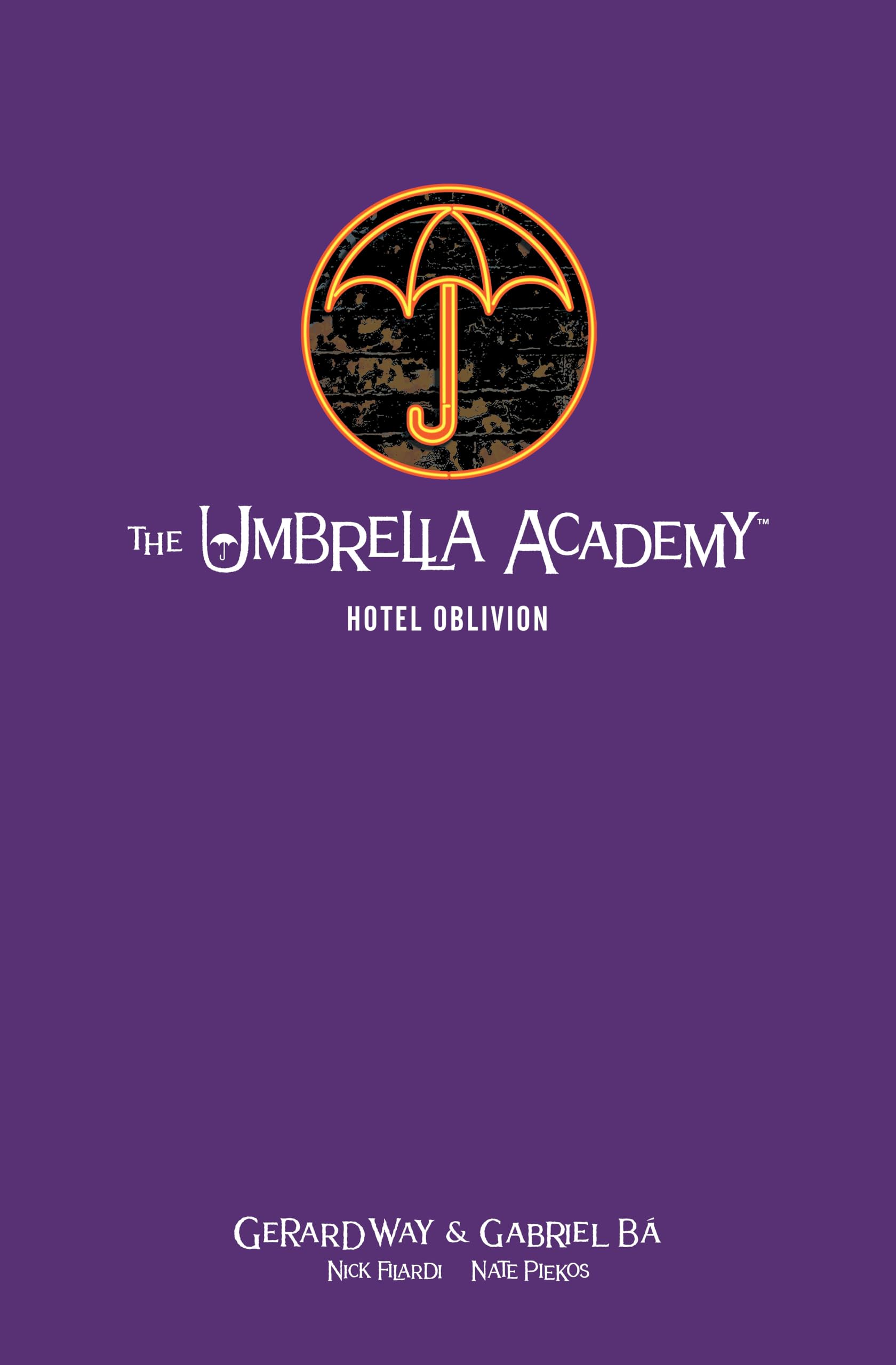 The Umbrella Academy Library Edition Volume 3: Hotel Oblivion (Umbrella Academy, 3) Manga