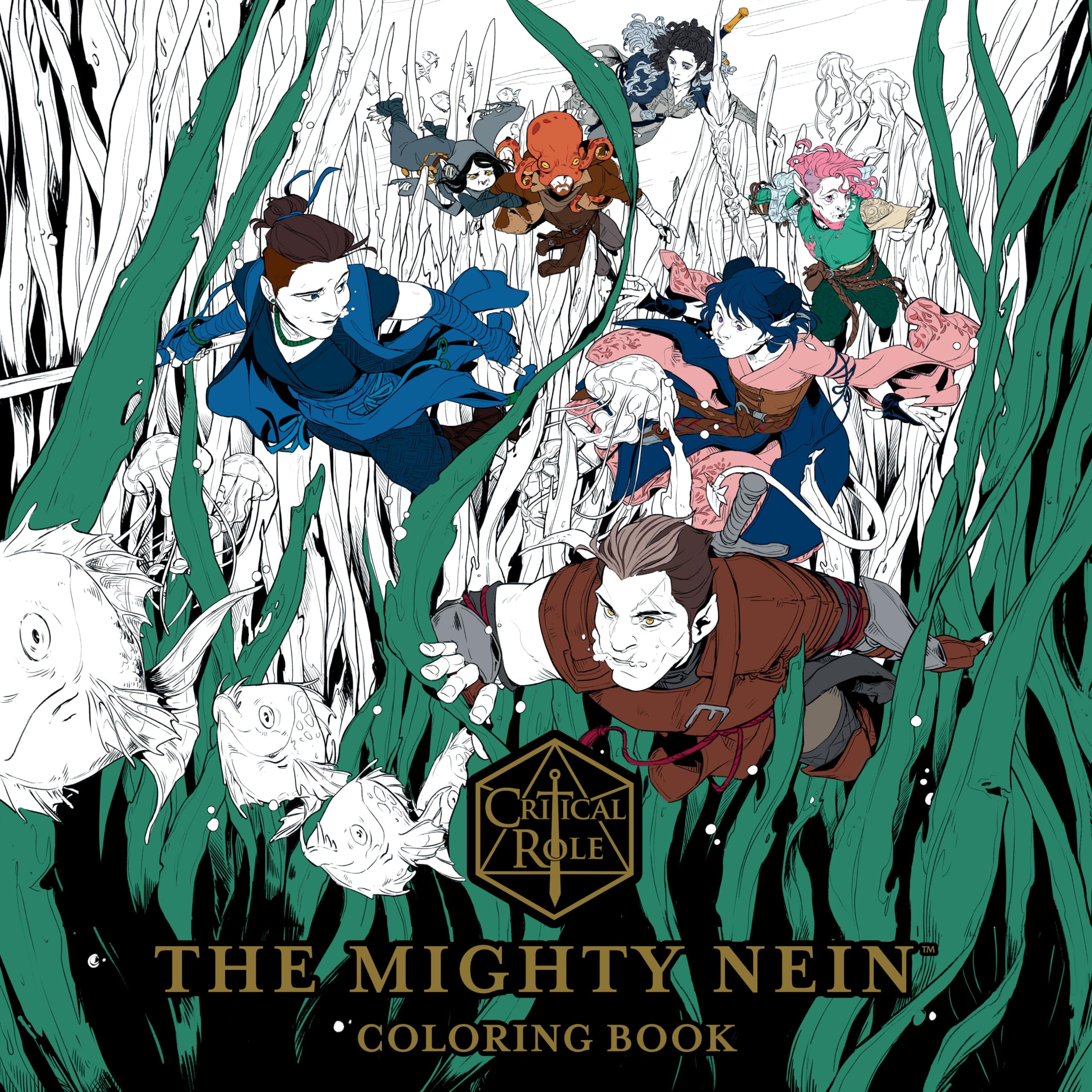 Critical Role: The Mighty Nein Coloring Book Manga