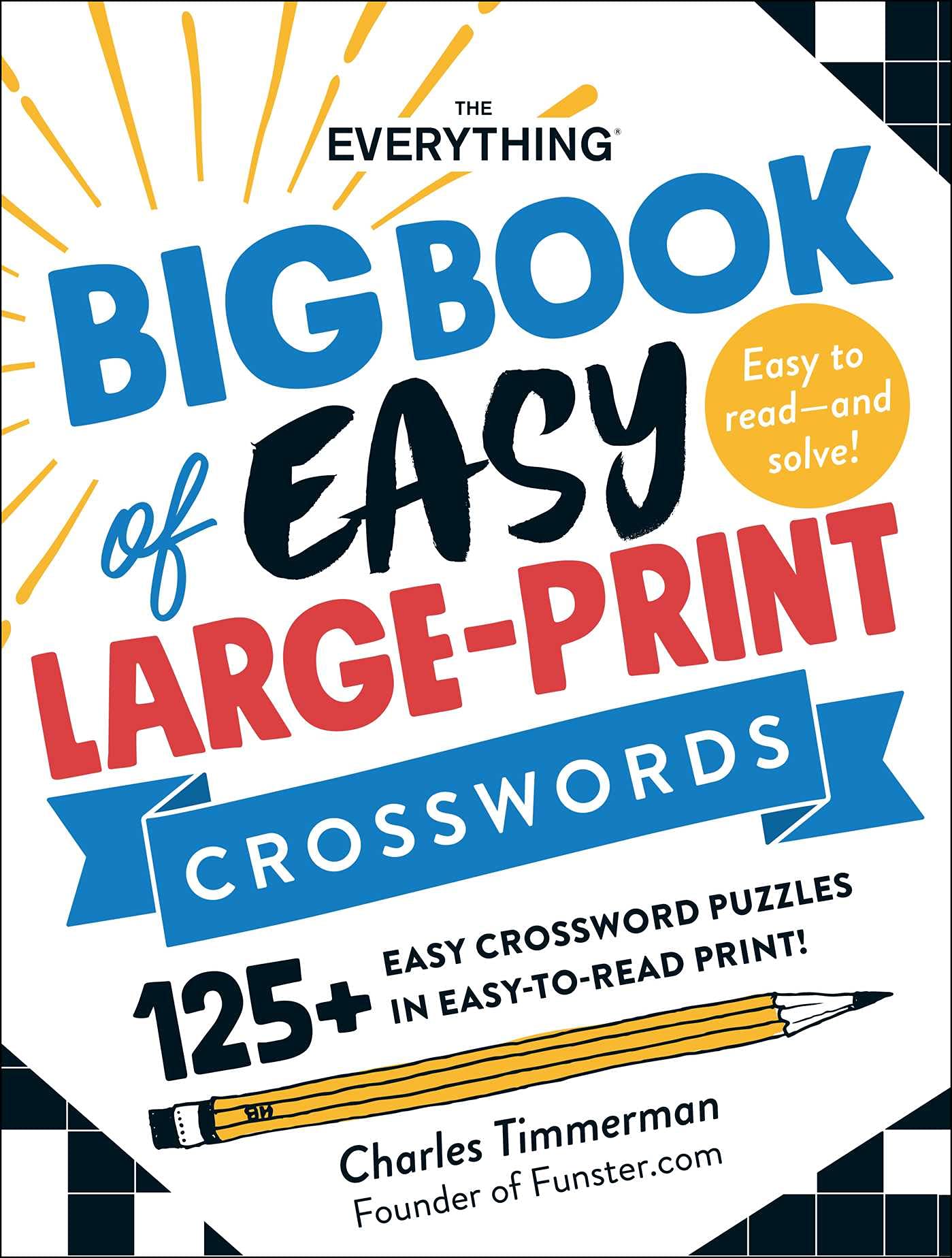 The Everything Big Book of Easy Large-Print Crosswords Leisure & Fun