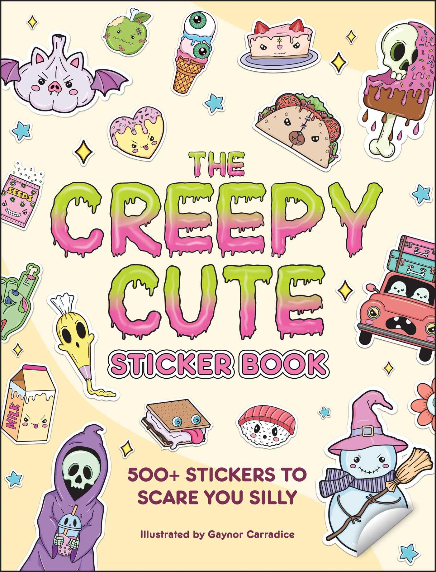 The Creepy Cute Sticker Book: 500+ Stickers to Scare You Silly (Creepy Cute Gift Series) Horror & Mystery