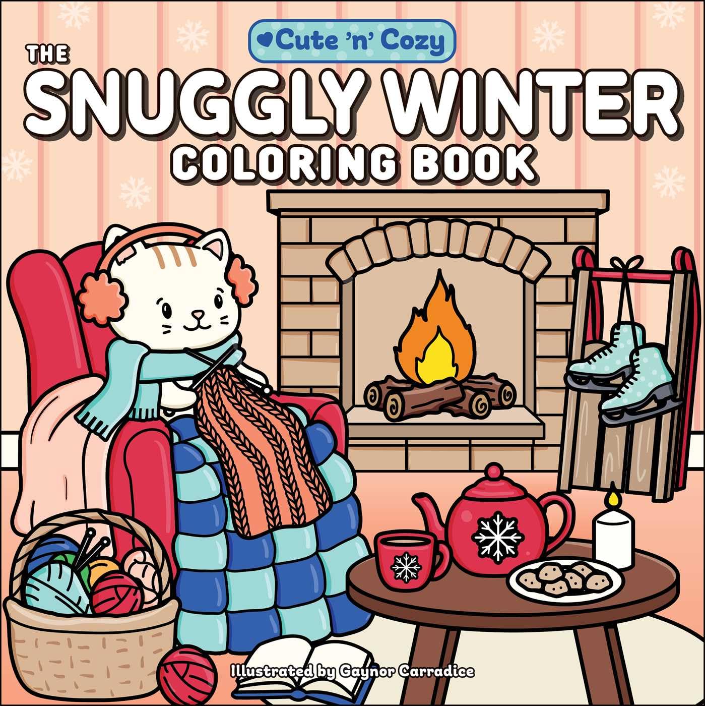 The Snuggly Winter Coloring Book Hobbies & Crafts