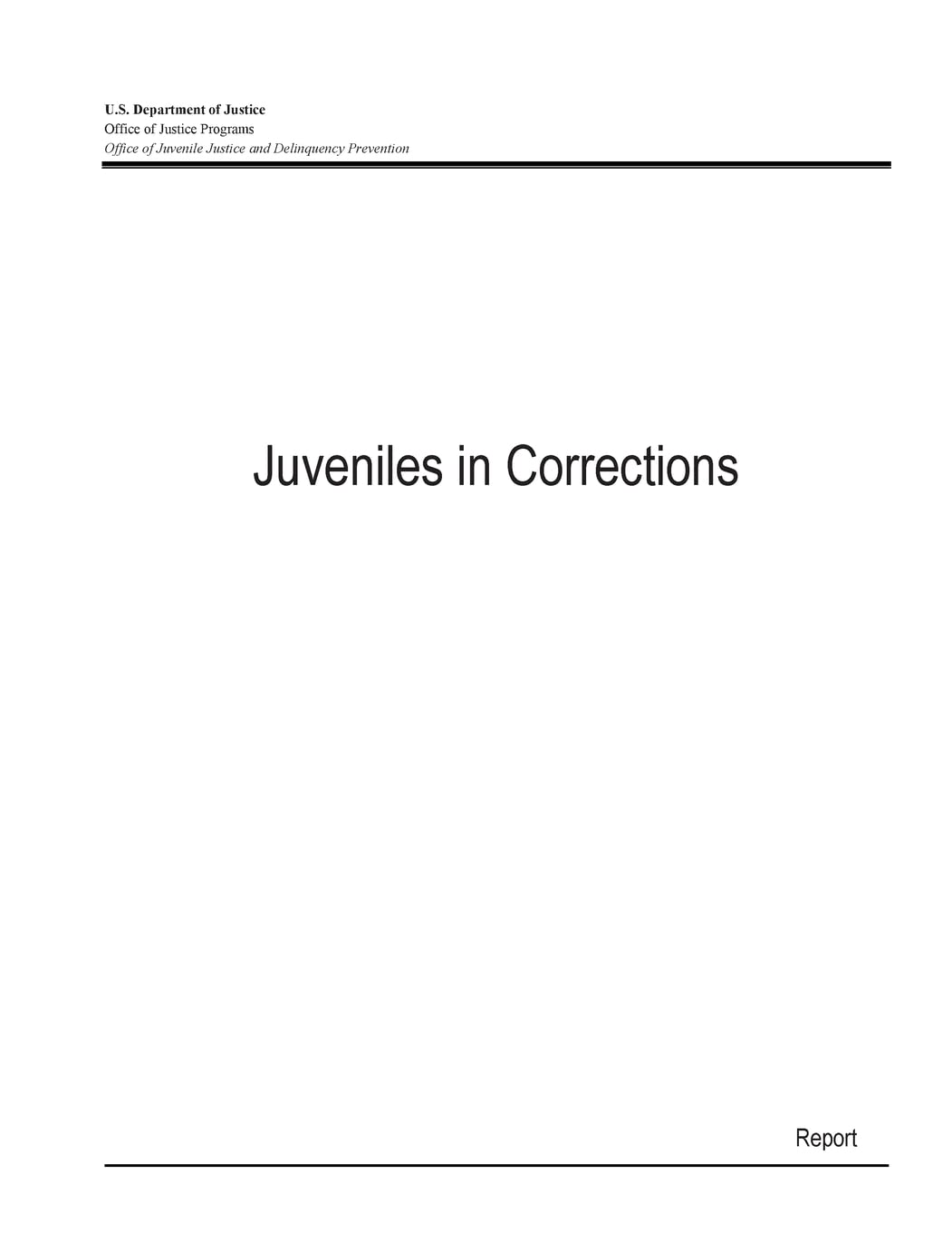Juveniles in Corrections Young adult books