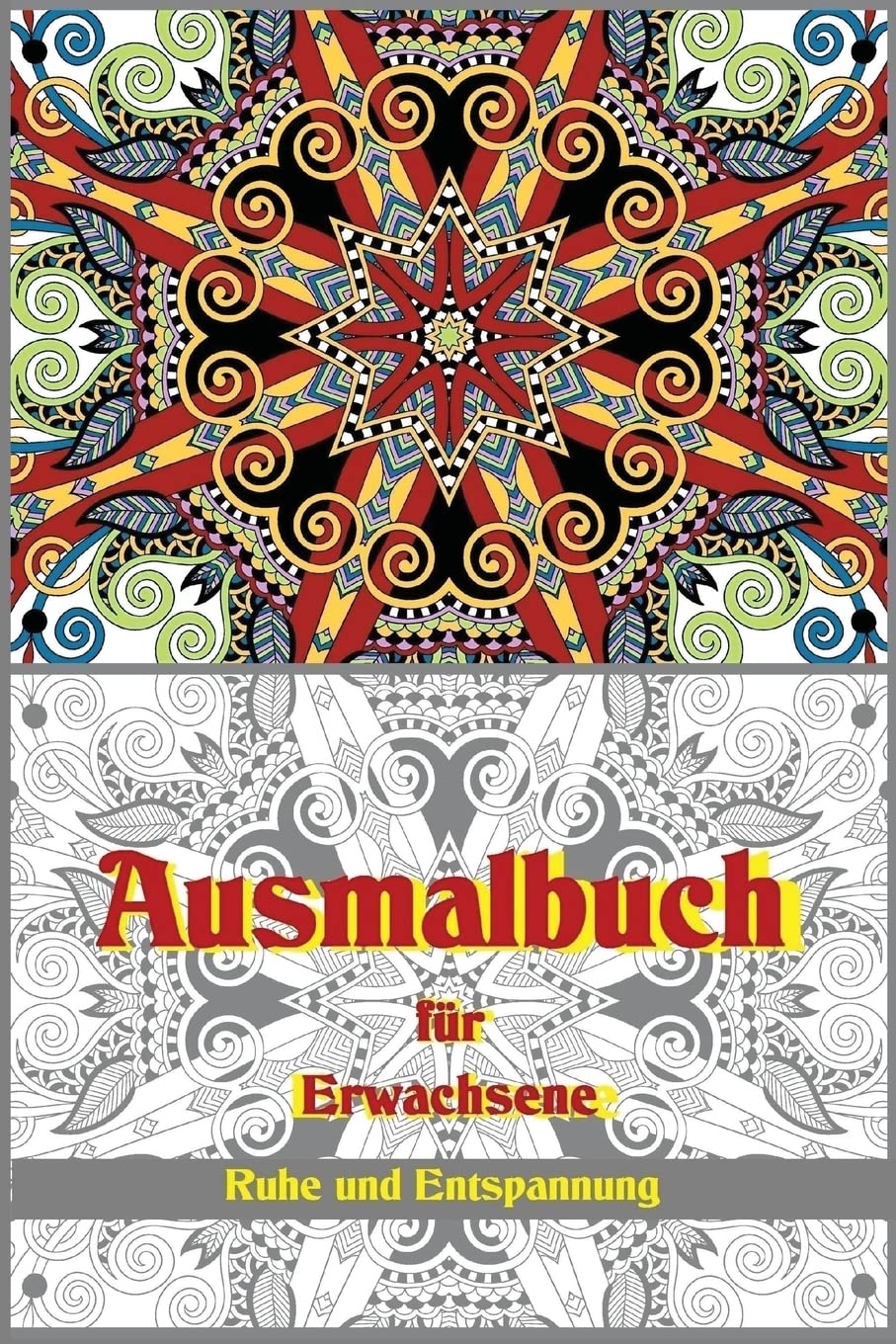 Ausmalbuch für Erwachsene: Malbuch - coloring book for adults Hobbies & Crafts