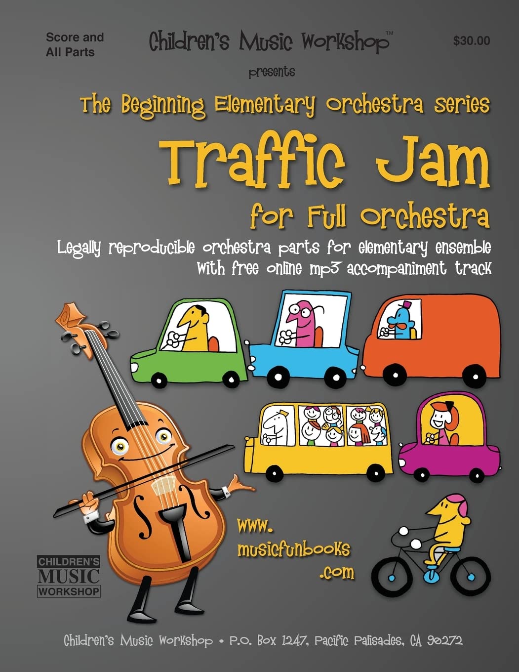 Traffic Jam: Legally reproducible orchestra parts for elementary ensemble with free online mp3 accompaniment track (Beginning Elementary Full Orchestra Series) Sheet Music