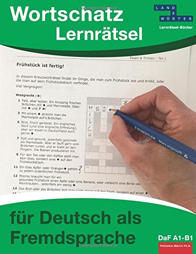 Wortschatz-Lernrätsel für Deutsch als Fremdsprache: DaF A1-B1 Foreign Languages ​​& Dictionaries