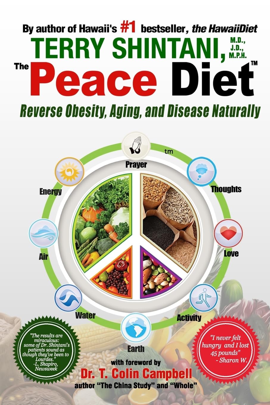 Peace Diet: Reverse Obesity, Aging, and Disease by Eating for Peace, Mind, and Body Health, Nutrition & Fitness