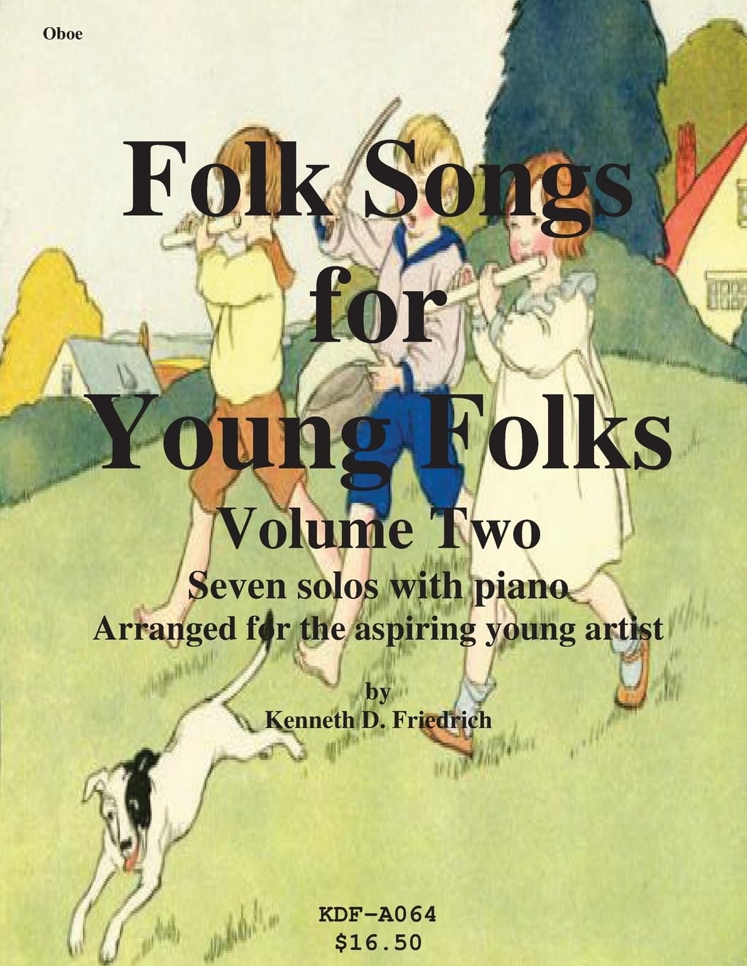 Folk Songs for Young Folks, Vol. 2 - oboe and piano Sheet Music