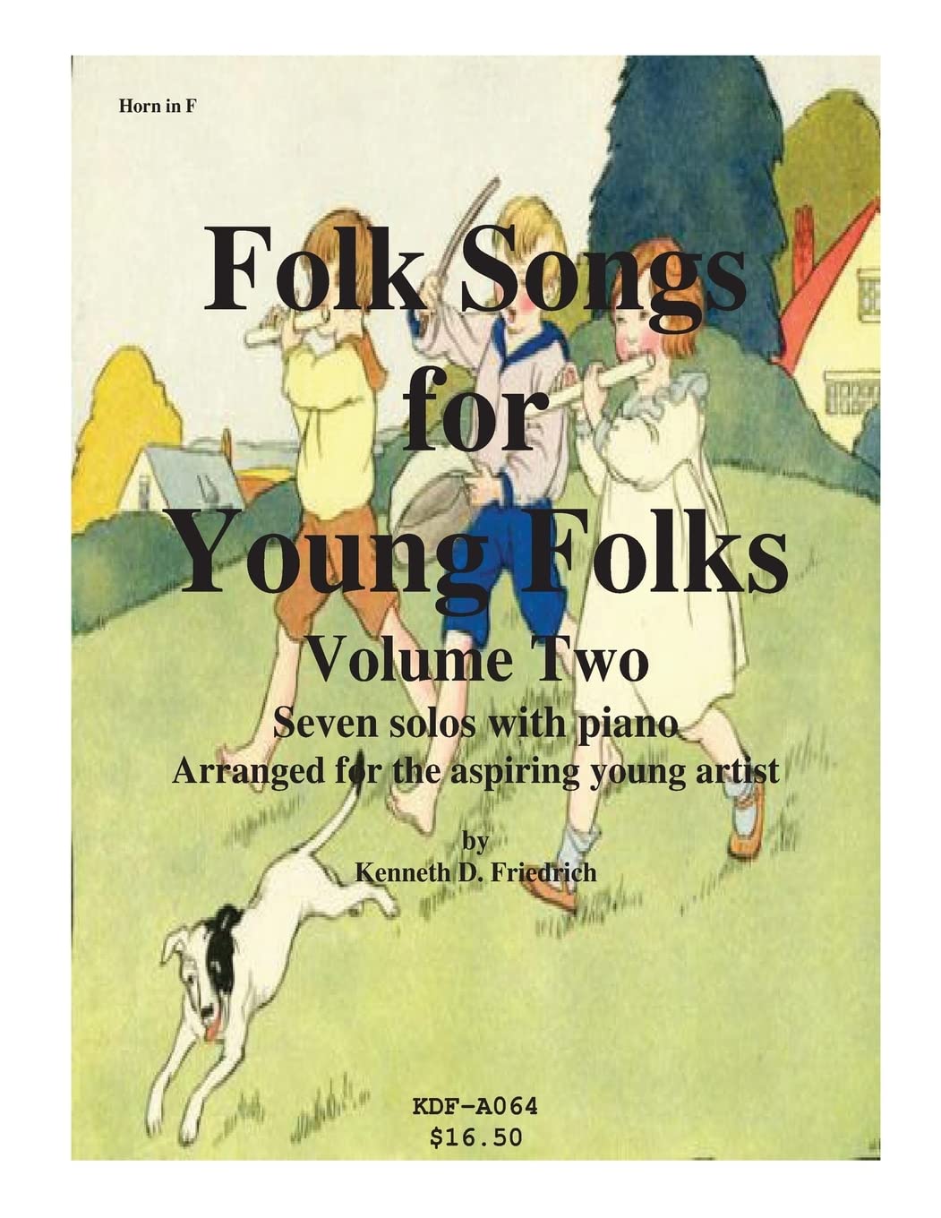 Folk Songs for Young Folks, Vol. 2 - horn and piano Sheet Music