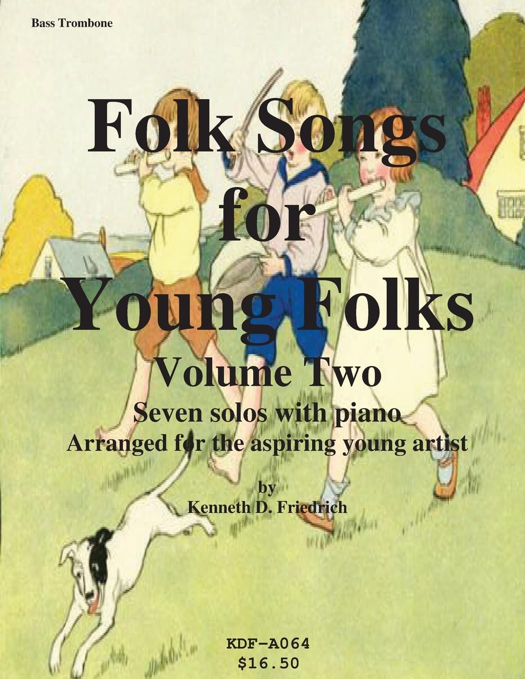 Folk Songs for Young Folks, Vol. 2 - bass trombone and piano Sheet Music