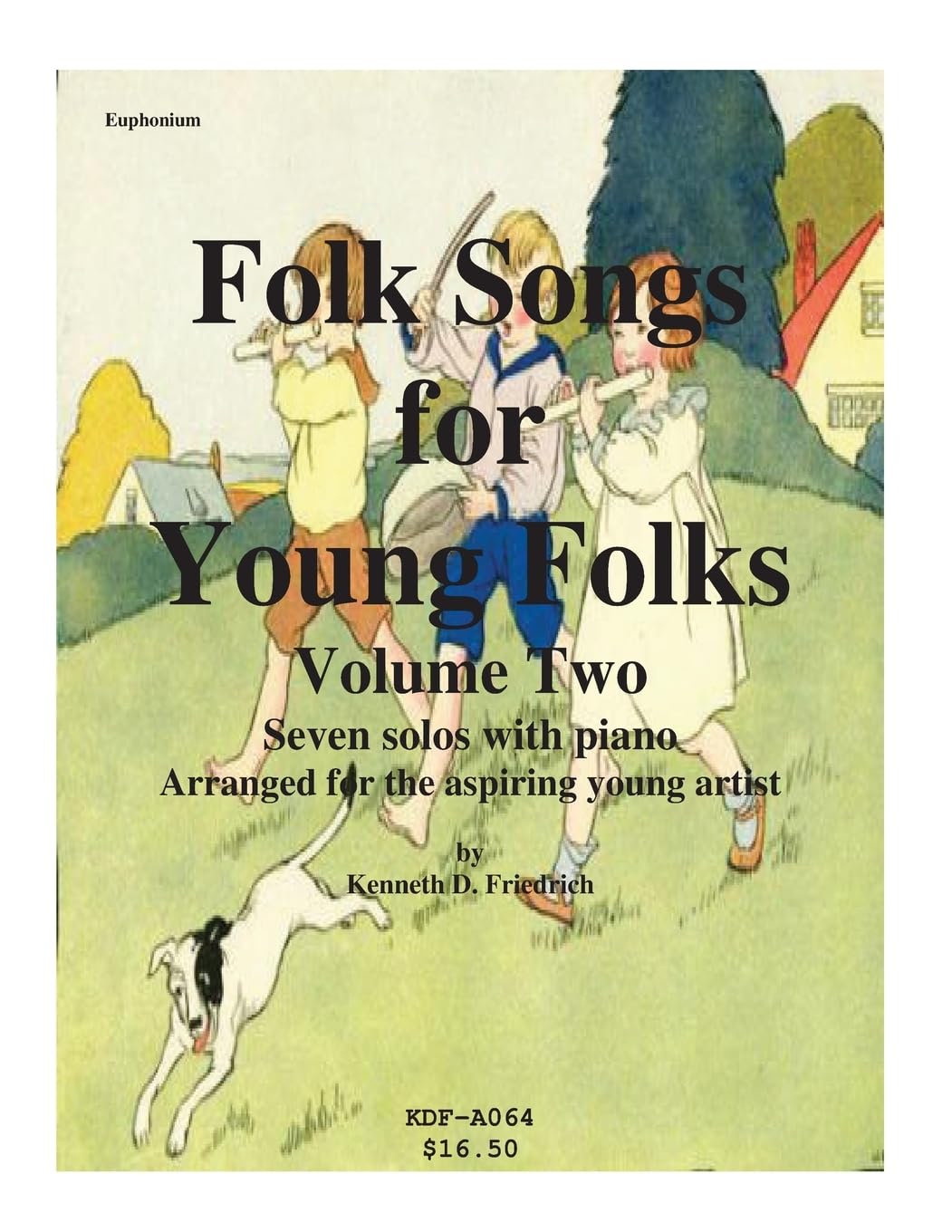 Folk Songs for Young Folks, Vol. 2 - euphonium and piano Sheet Music
