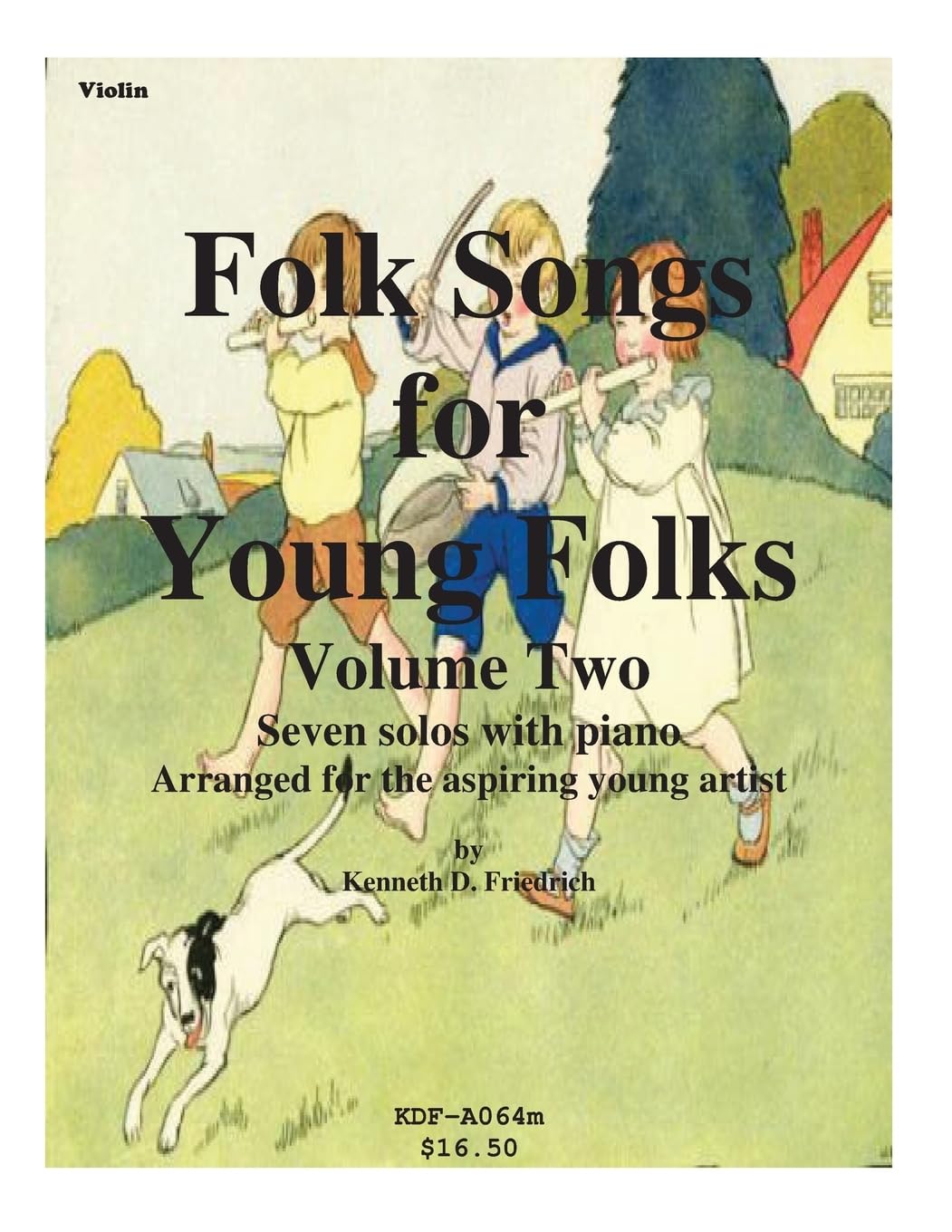 Folk Songs for Young Folks, Vol. 2 - violin and piano Sheet Music