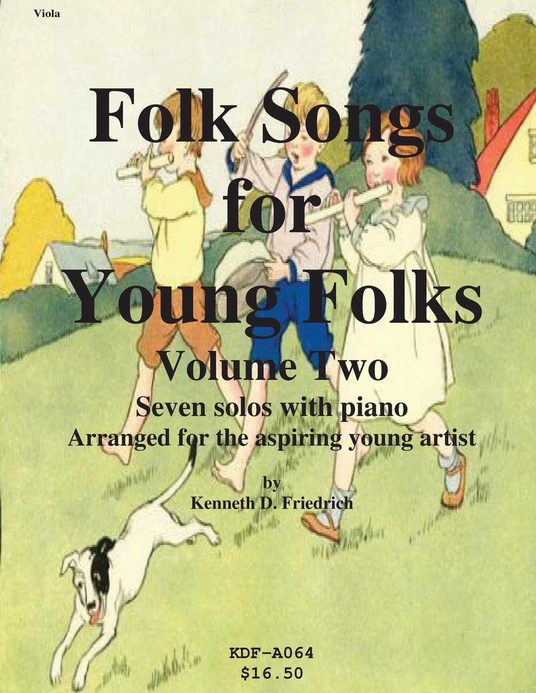 Folk Songs for Young Folks, Vol. 2 - viola and piano Sheet Music