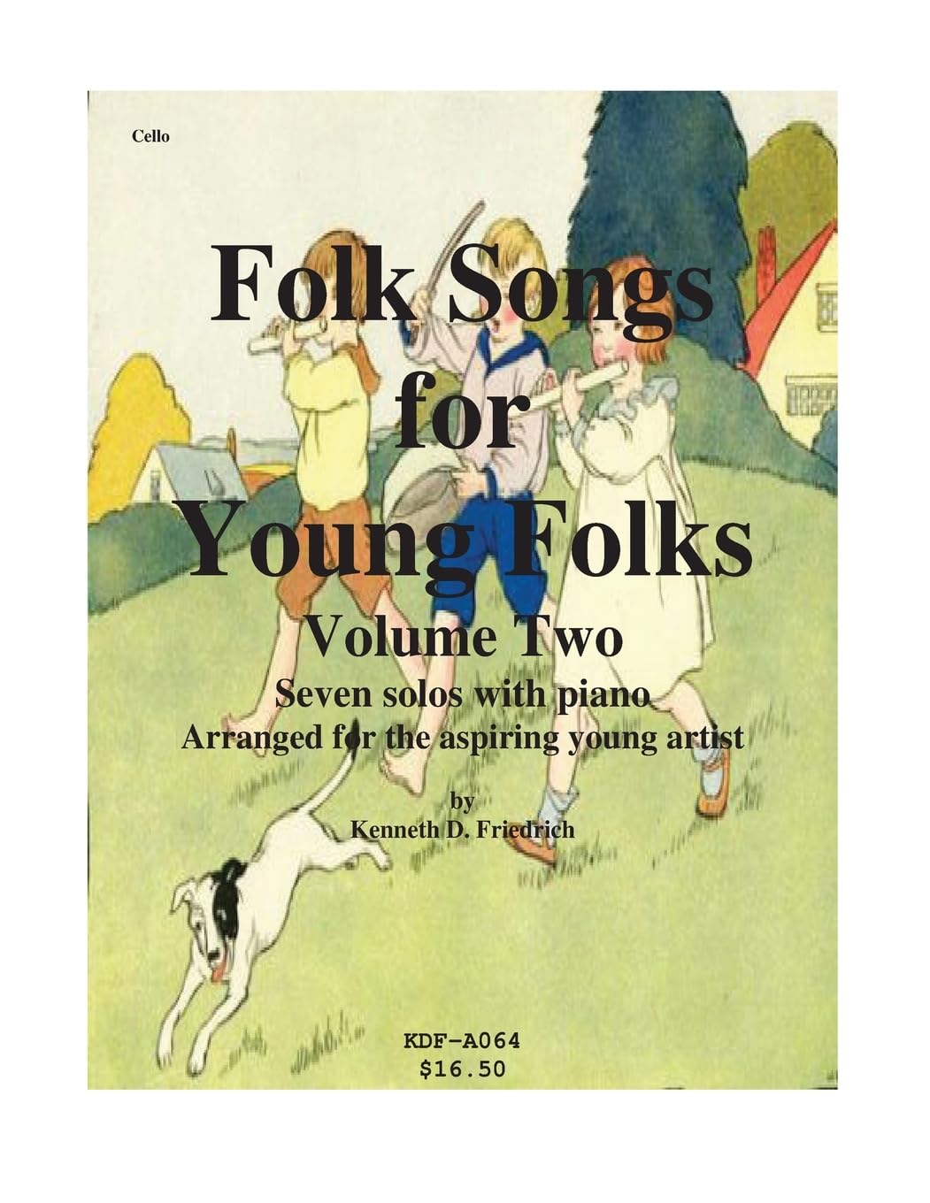 Folk Songs for Young Folks, Vol. 2 - cello and piano Sheet Music