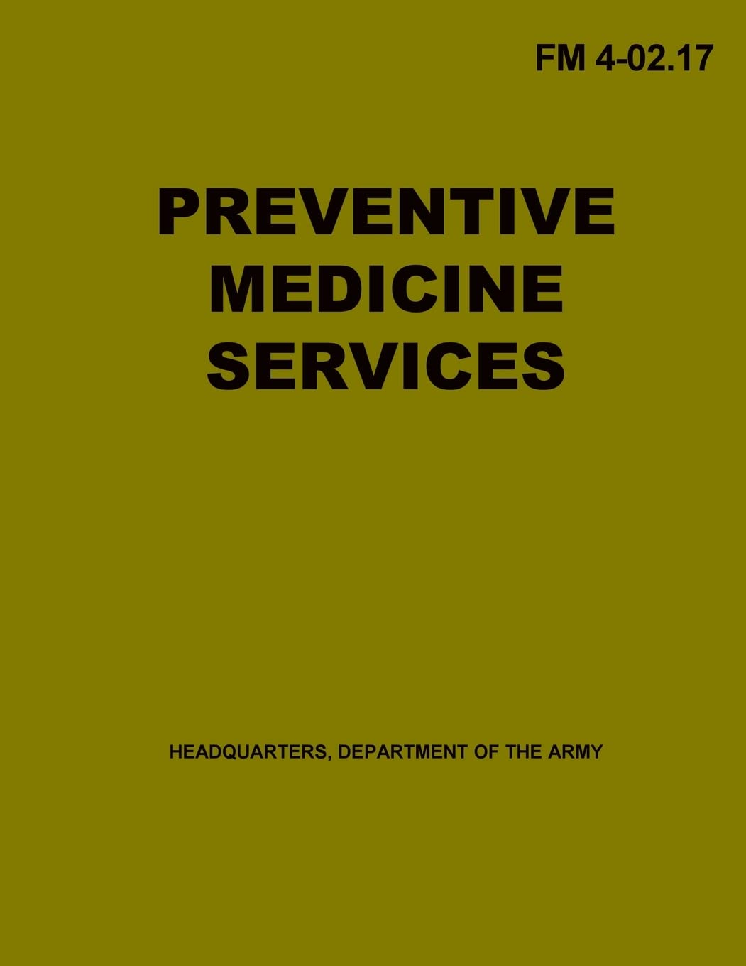 Preventative Medicine Services Reference Books
