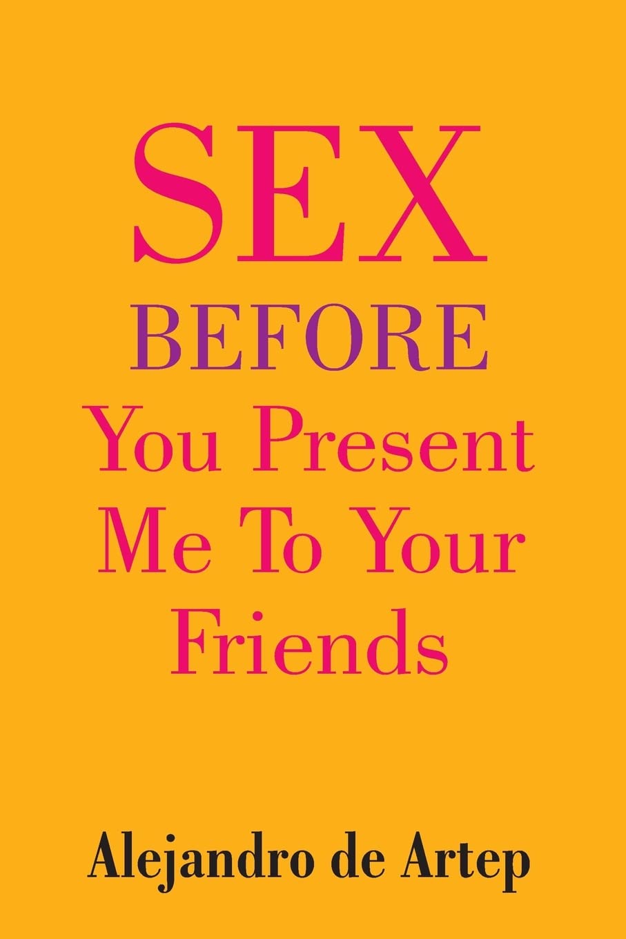 Sex Before You Present Me To Your Friends Religion & Esotericism