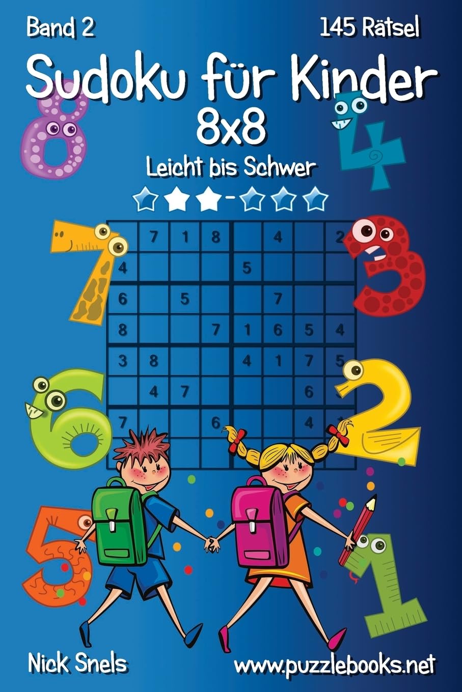 Sudoku für Kinder 8x8 - Leicht bis Schwer - Band 2 - 145 Rätsel Leisure & Fun