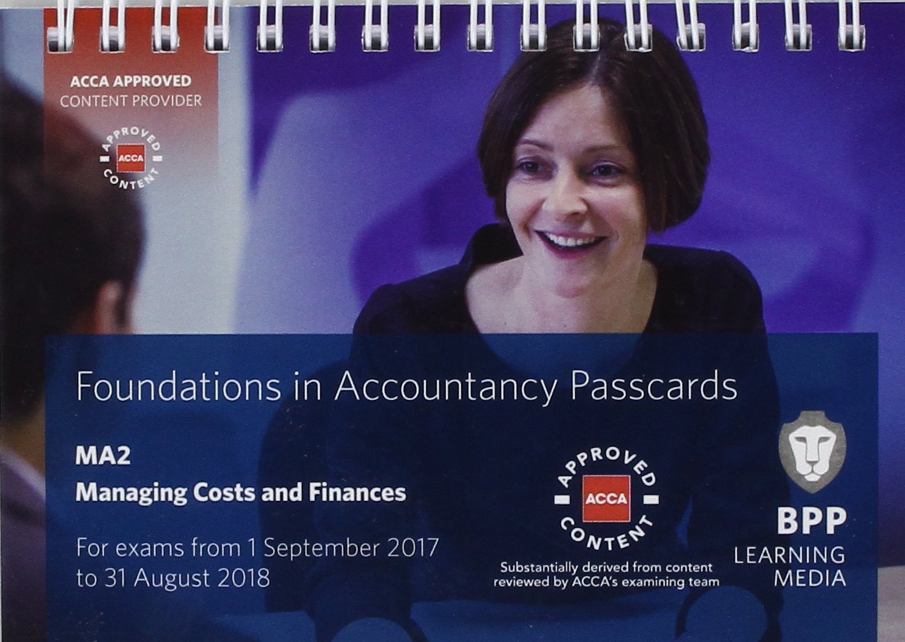 FIA Managing Costs and Finances MA2: Passcards Books