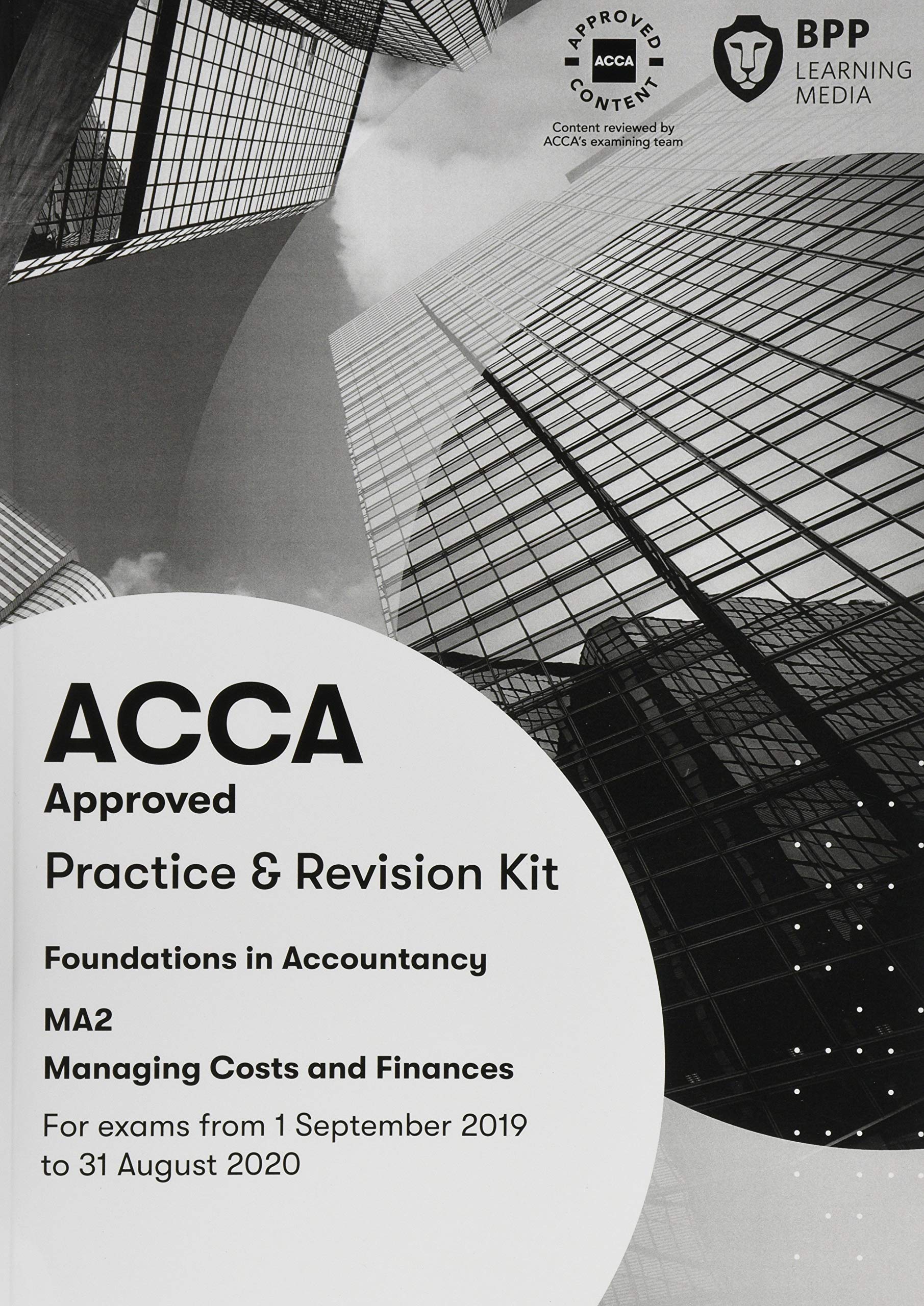 FIA Managing Costs and Finances MA2: Practice and Revision Kit Books