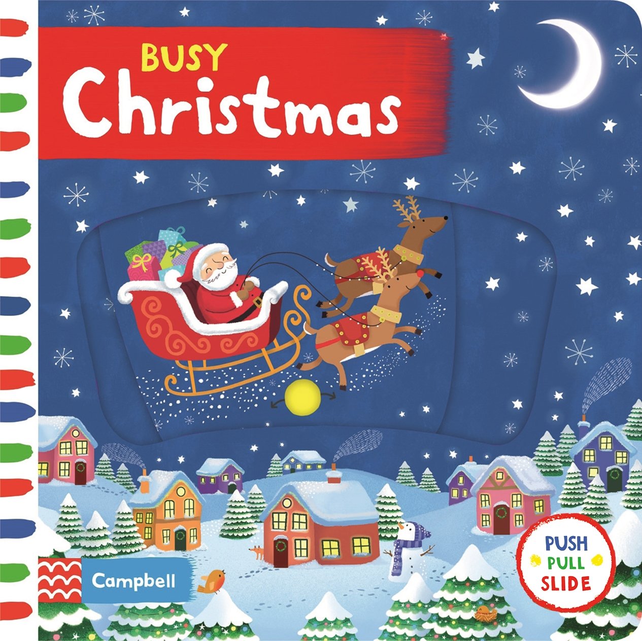 Busy Christmas: A Push, Pull, Slide Book (Campbell Busy Books) Parents & Children
