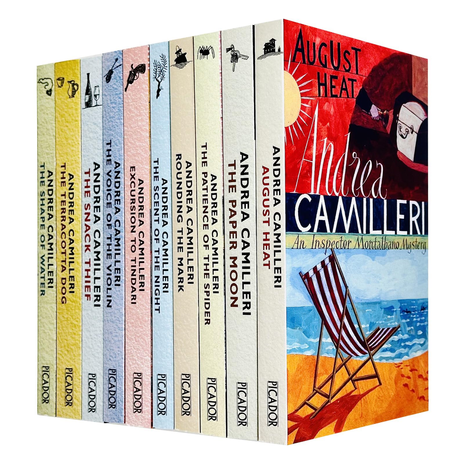 Inspector Montalbano Mysteries Series 1 Books 1 - 10 Collection Set by Andrea Camilleri Contemporary literature