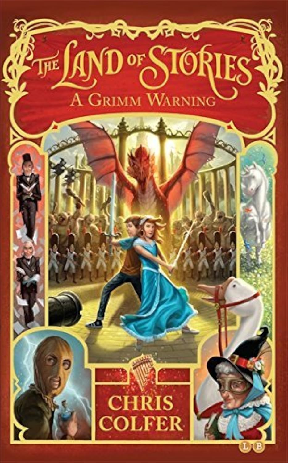 Chris Colfer: Land Of Stories A Grimm Warning Book 3 paperback book