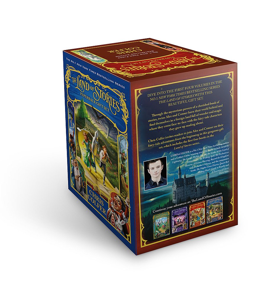 Land of Stories Chirs Colfer Collection 4 Books Box Set (Book 1-4) (Wishing Spell, Grim Warning, Enchantress Returns) book