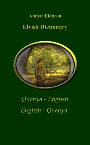 Elvish Dictionary Quenya-English English-Quenya Fantasy & Sci-Fi