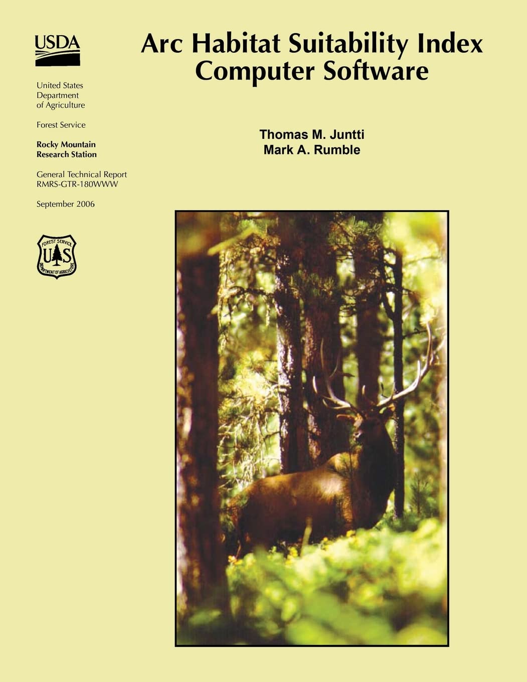 Arc Habitat Suitability Index Computer Software Reference Books