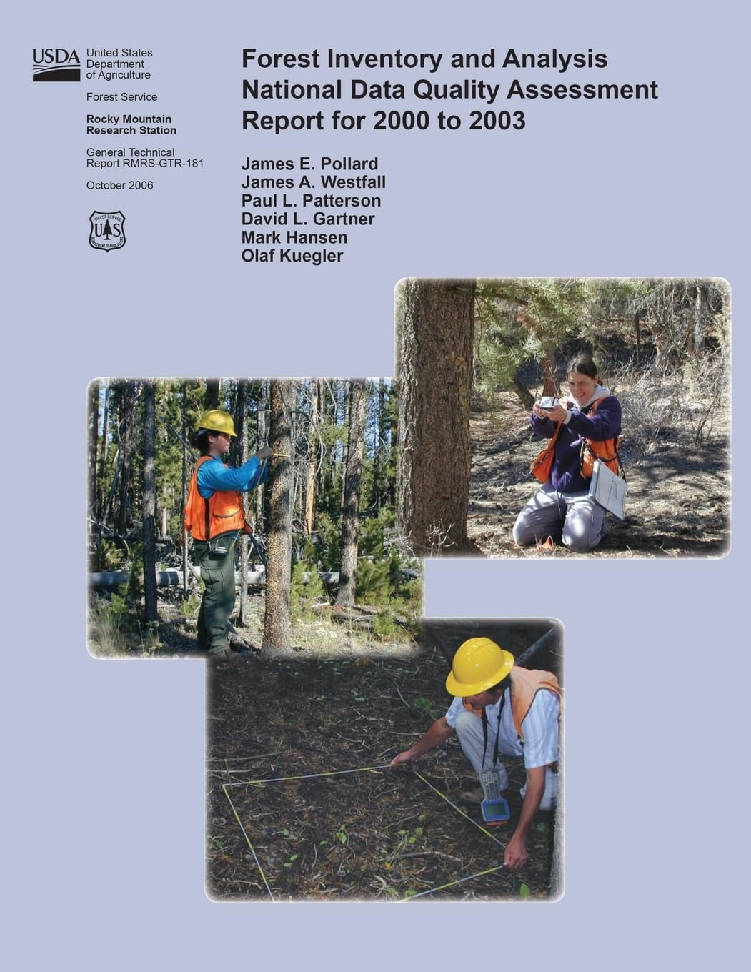 Forest Inventory and Analysis National Data Quality Assessment Report for 2000 to 2003 Mathematics