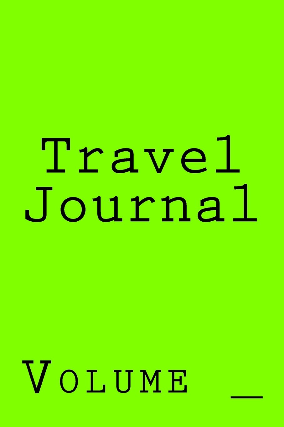 Travel Journal: Lime Green Cover (S M Travel Journals) Travel Guides