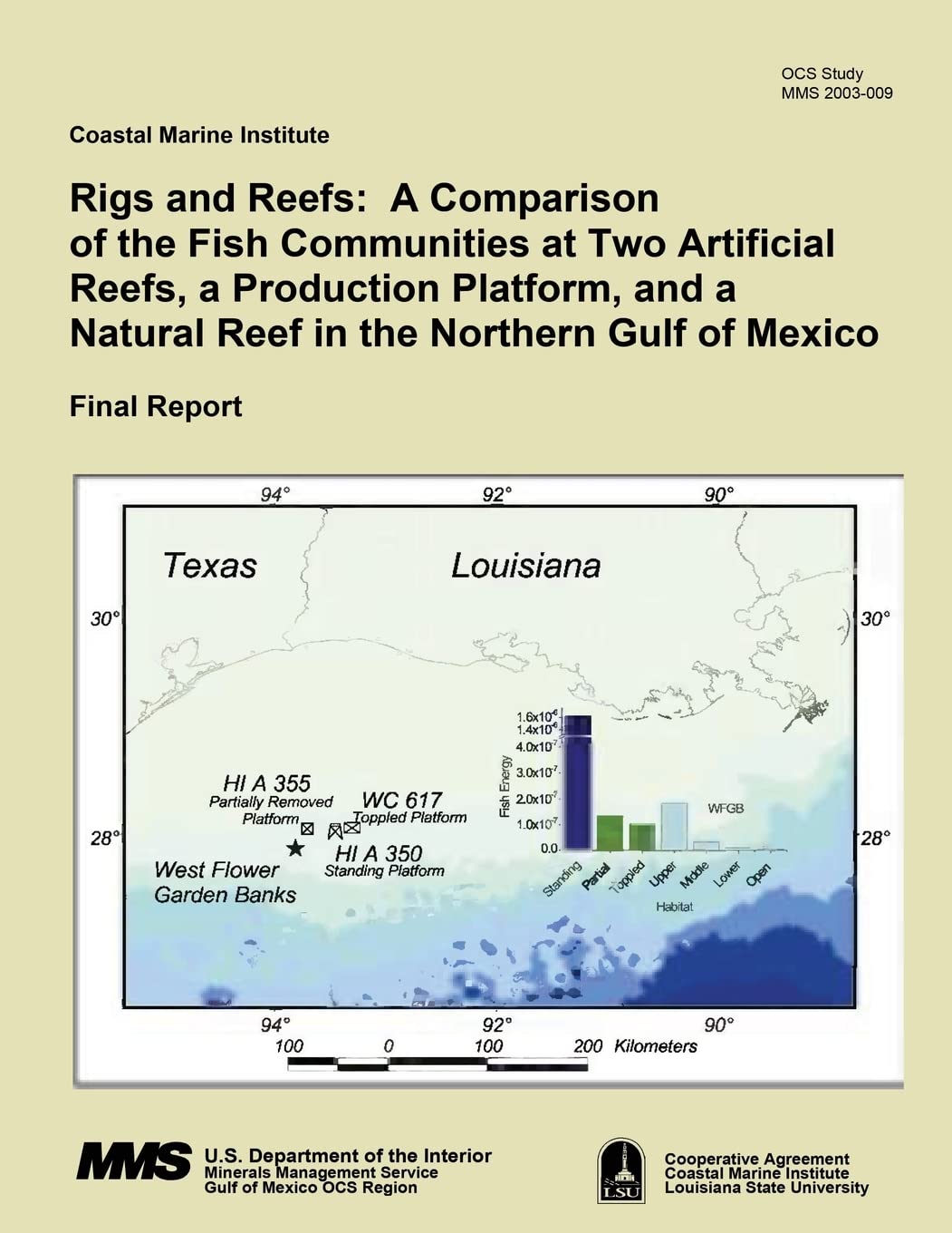 Rigs and Reefs: A Comparison of the Fish Communities at Two Artificial Reefs, a Production Platform, and a Natural Reef in the Northern Gulf of Mexico Mathematics