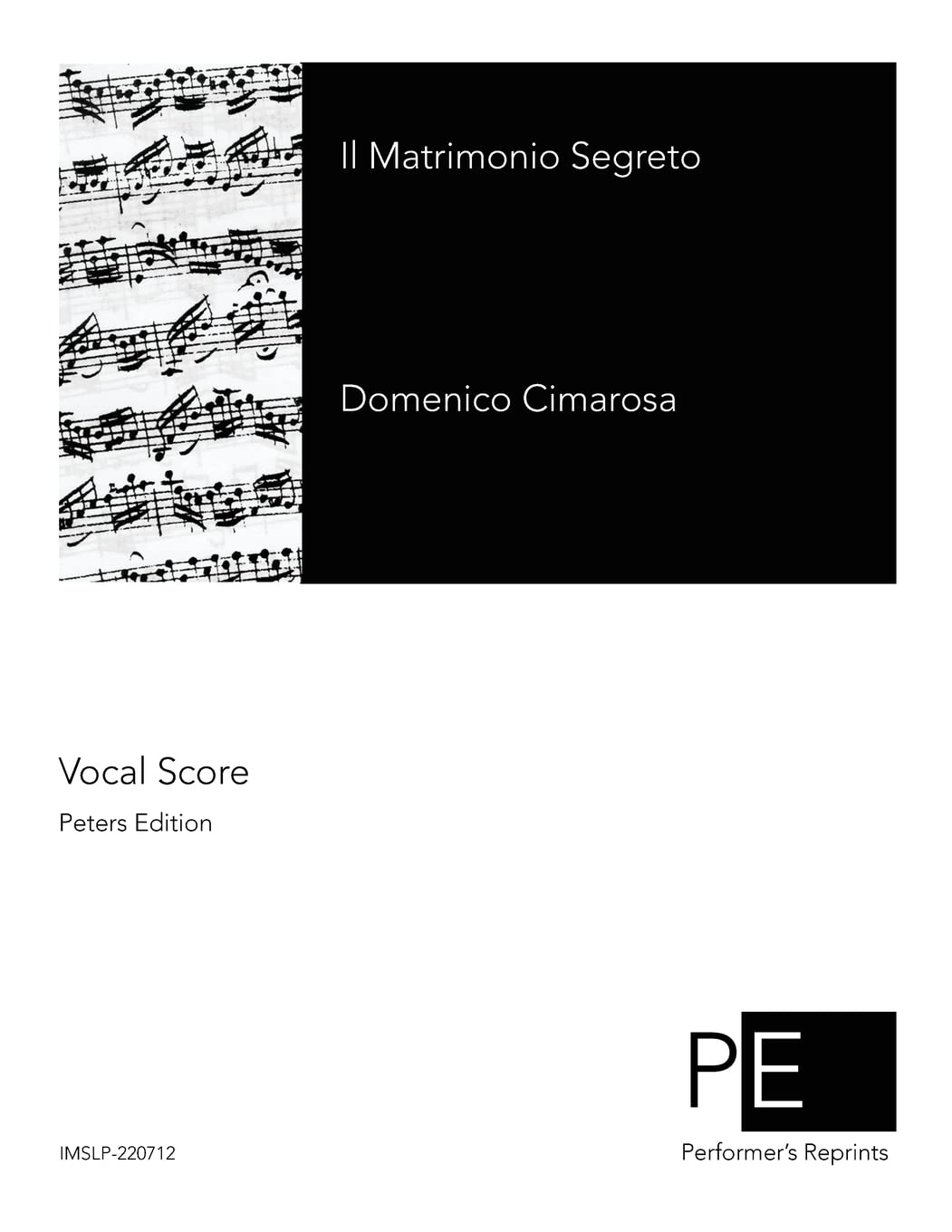 Il Matrimonio Segreto Sheet Music