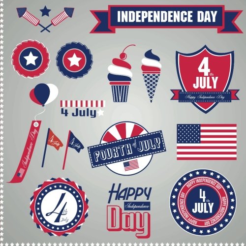 Happy Independence Day!: Guest Book & Party Album with Photo Pages Books