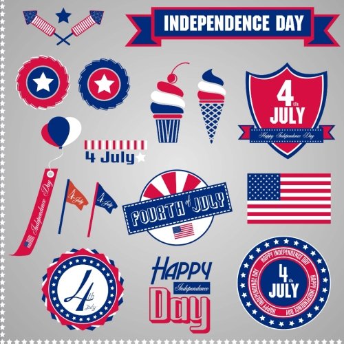Happy Independence Day!: Guest Book & Party Album with Photo Pages Books