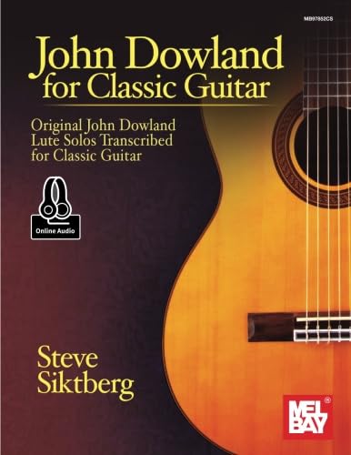 John Dowland for Classic Guitar: Original John Dowland Lute Solos Transcribed for Classic Guitar Sheet Music