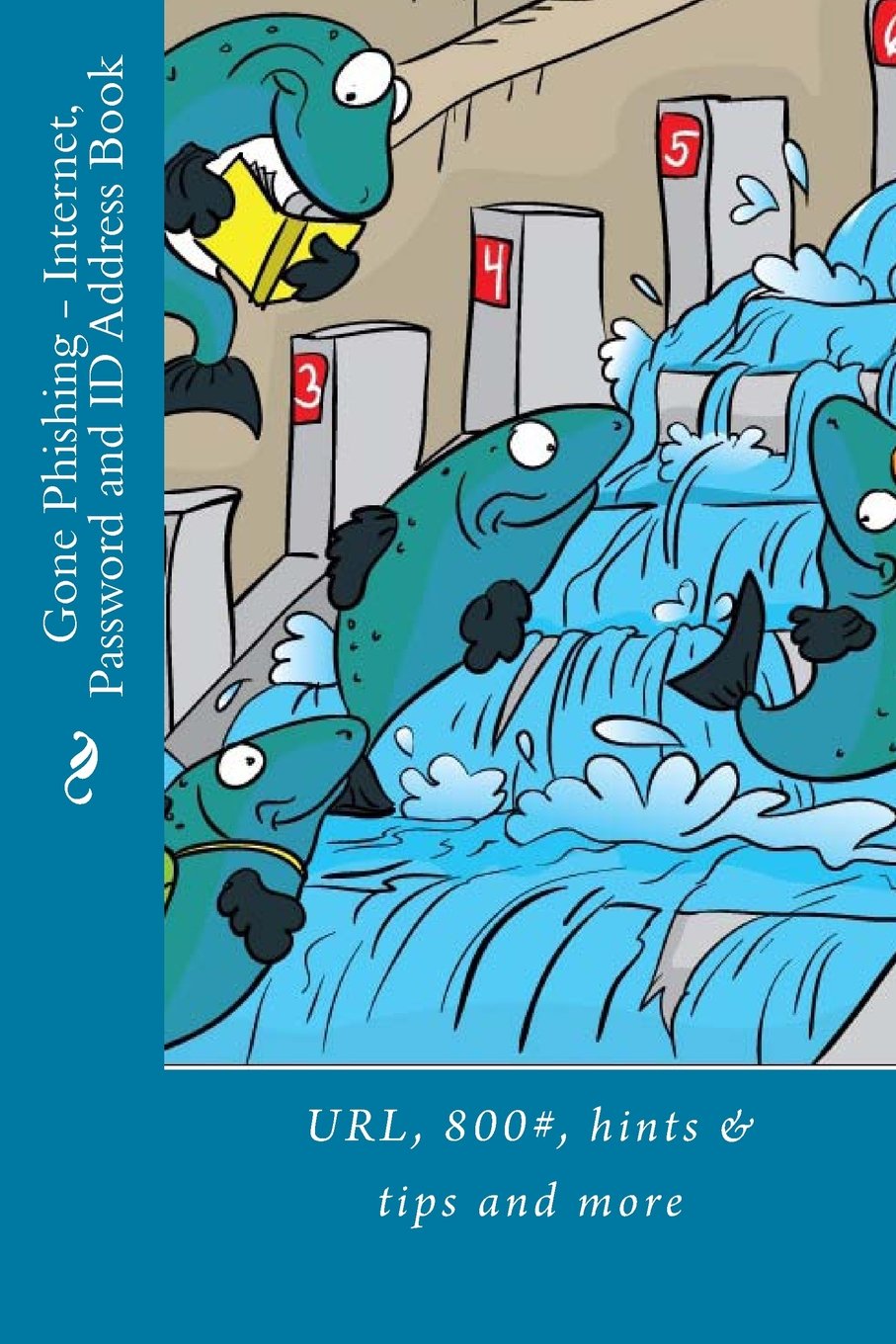 Gone Phishing - Internet, Password and ID Address Book: URL, 800#, hints & tips and more book