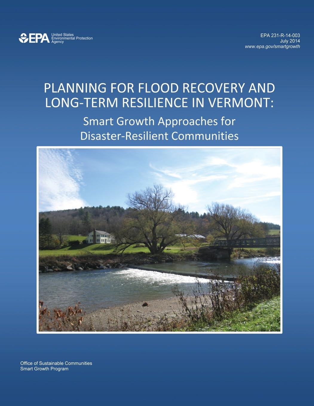 Planning for Flood Recovery and Long-term Resilience in Vermont: Smart Growth Approaches for Disaster-Resilient Communities Mathematics