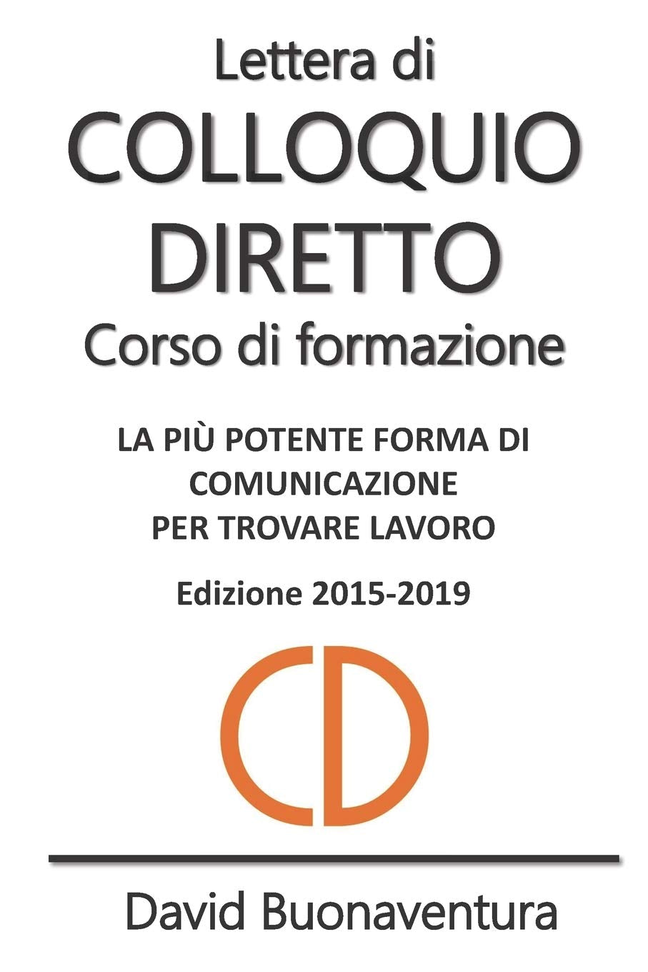 Lettera di Colloquio Diretto: Corso di formazione book