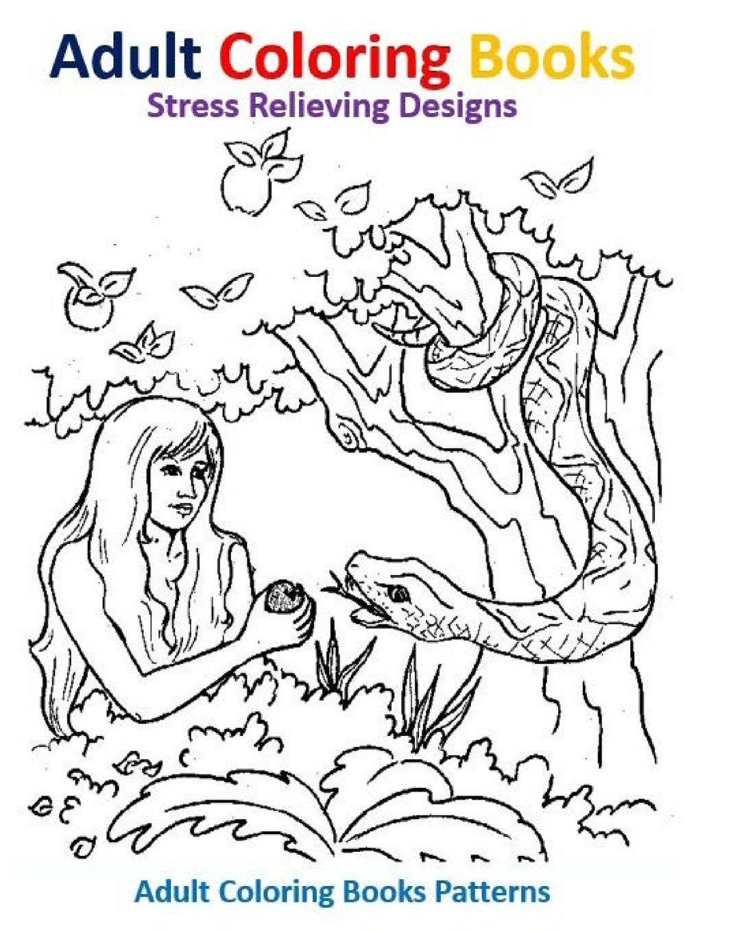 Adult Coloring Books: Bible Stress Relief Designs Hobbies & Crafts
