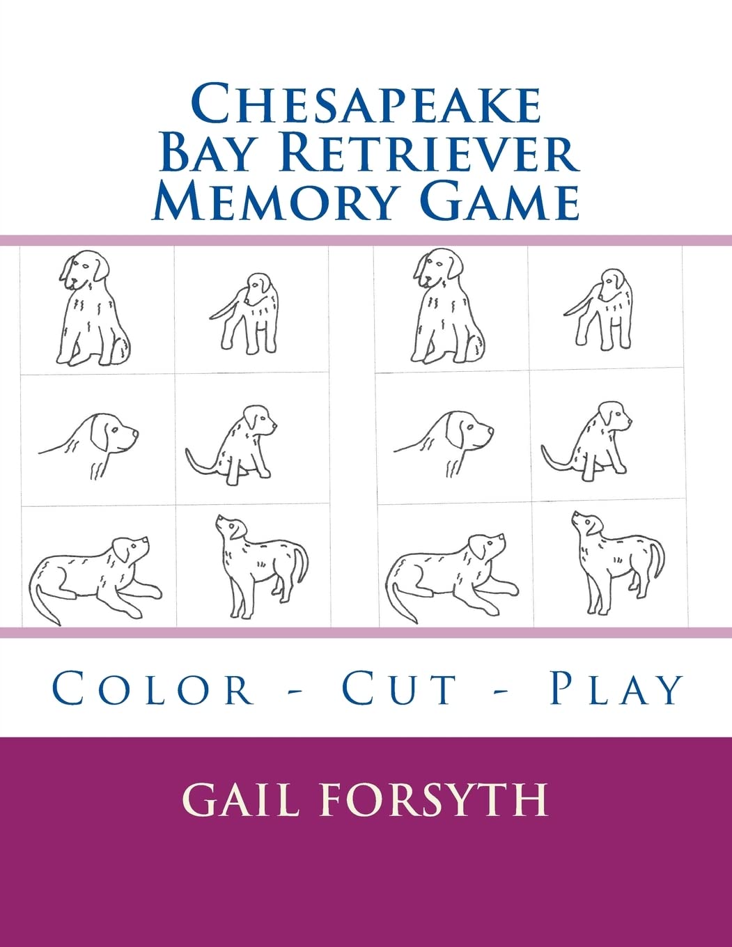 Chesapeake Bay Retriever Memory Game: Color - Cut - Play Tiptoi & Games