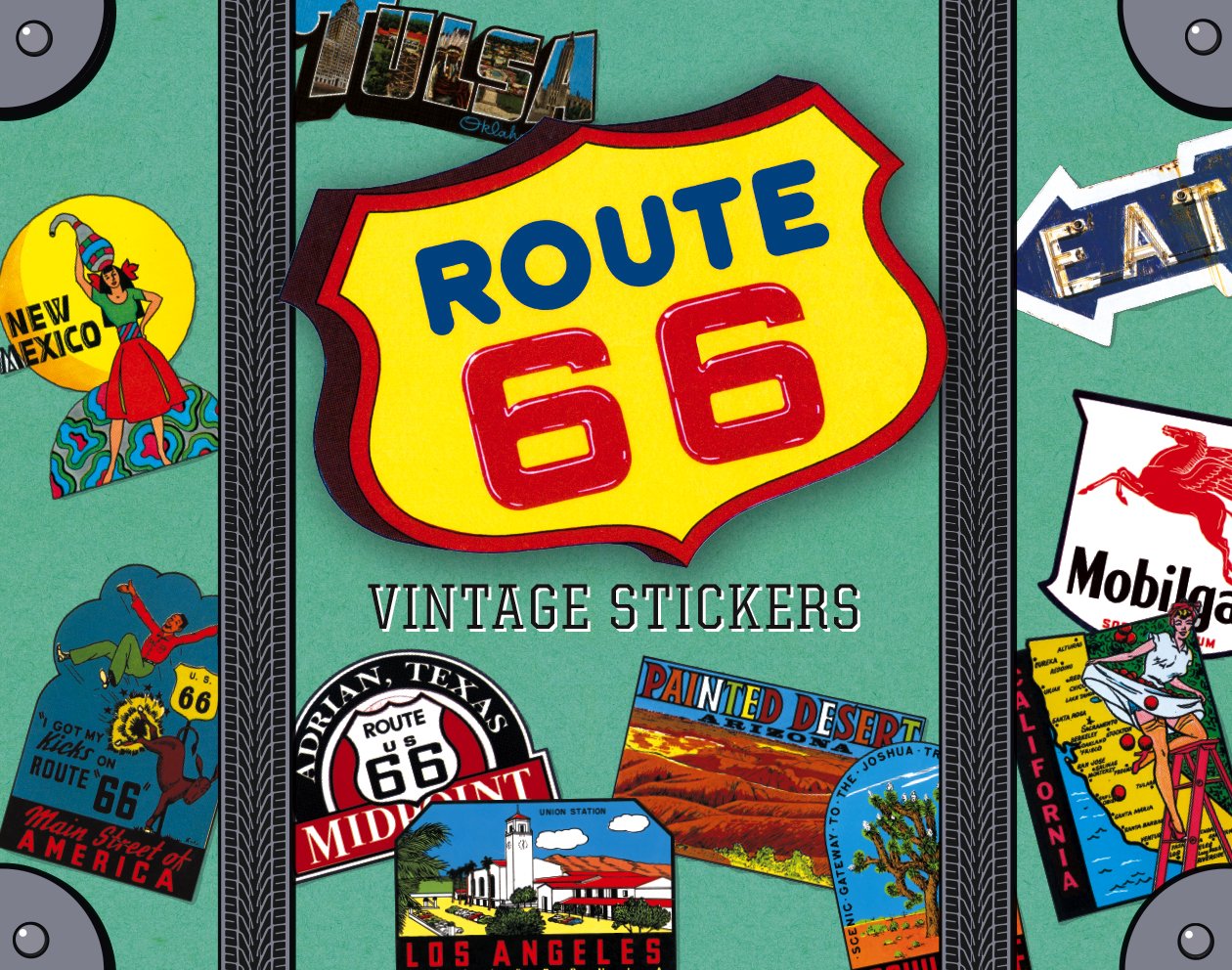 Route 66 Luggage Labels (travel stickers) Hobbies & Crafts