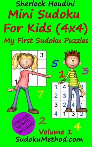 Mini Sudoku For Kids (4x4) - My First Sudoku Puzzles - Volume 1 Leisure & Fun