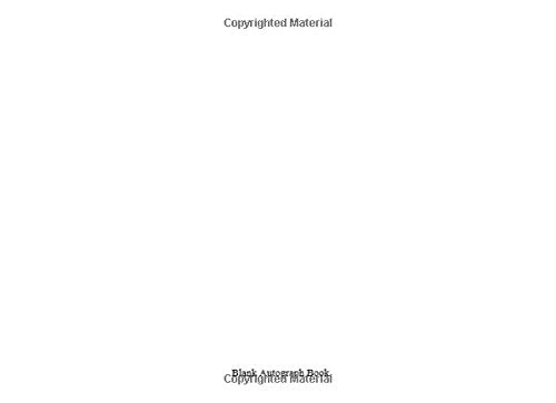 Blank Autograph Book: Customize Your Own Blank Cover Autograph Book Hobbies & Crafts