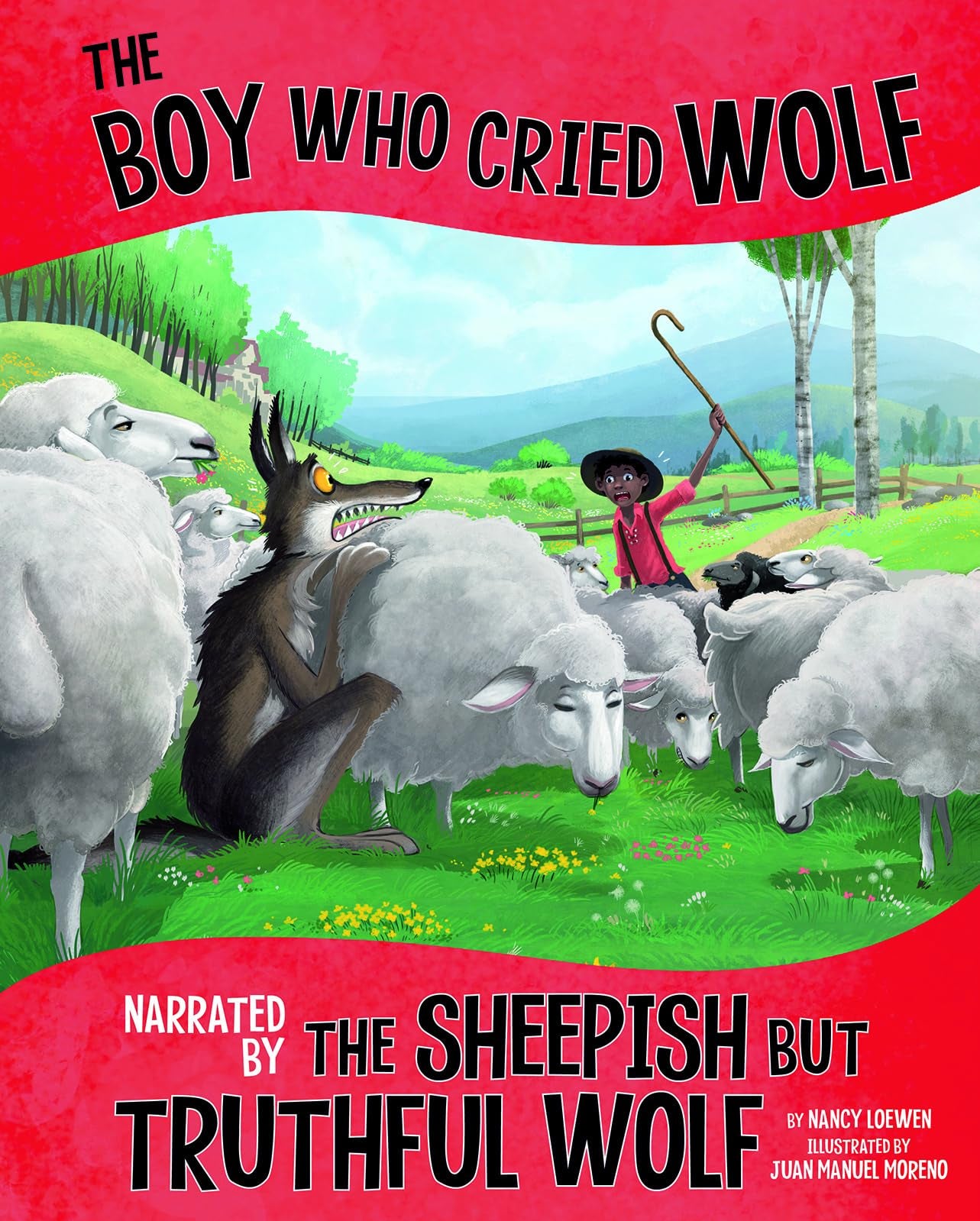 The Boy Who Cried Wolf, Narrated by the Sheepish But Truthful Wolf (The Other Side of the Fable) Fairy Tales & Legends