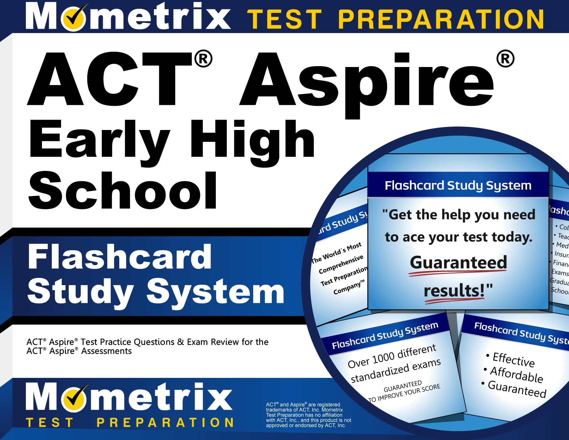 ACT Aspire Early High School Flashcard Study System: ACT Aspire Test Practice Questions & Exam Review for the ACT Aspire Assessments Media & Communication