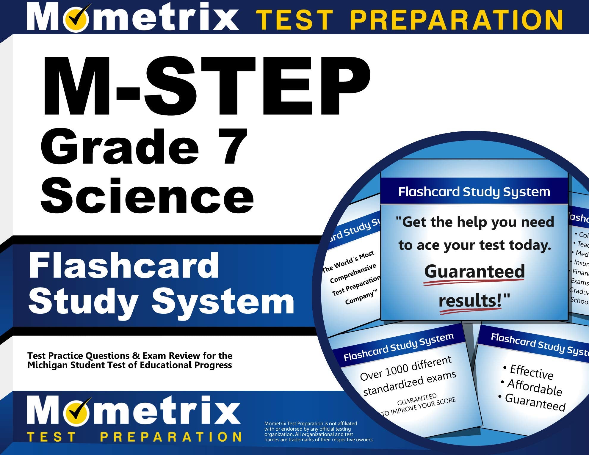 M-Step Grade 7 Science Flashcard Study System: M-Step Test Practice Questions & Exam Review for the Michigan Student Test of Educational Progress: ... Michigan Student Test of Educational Progress Media & Communication