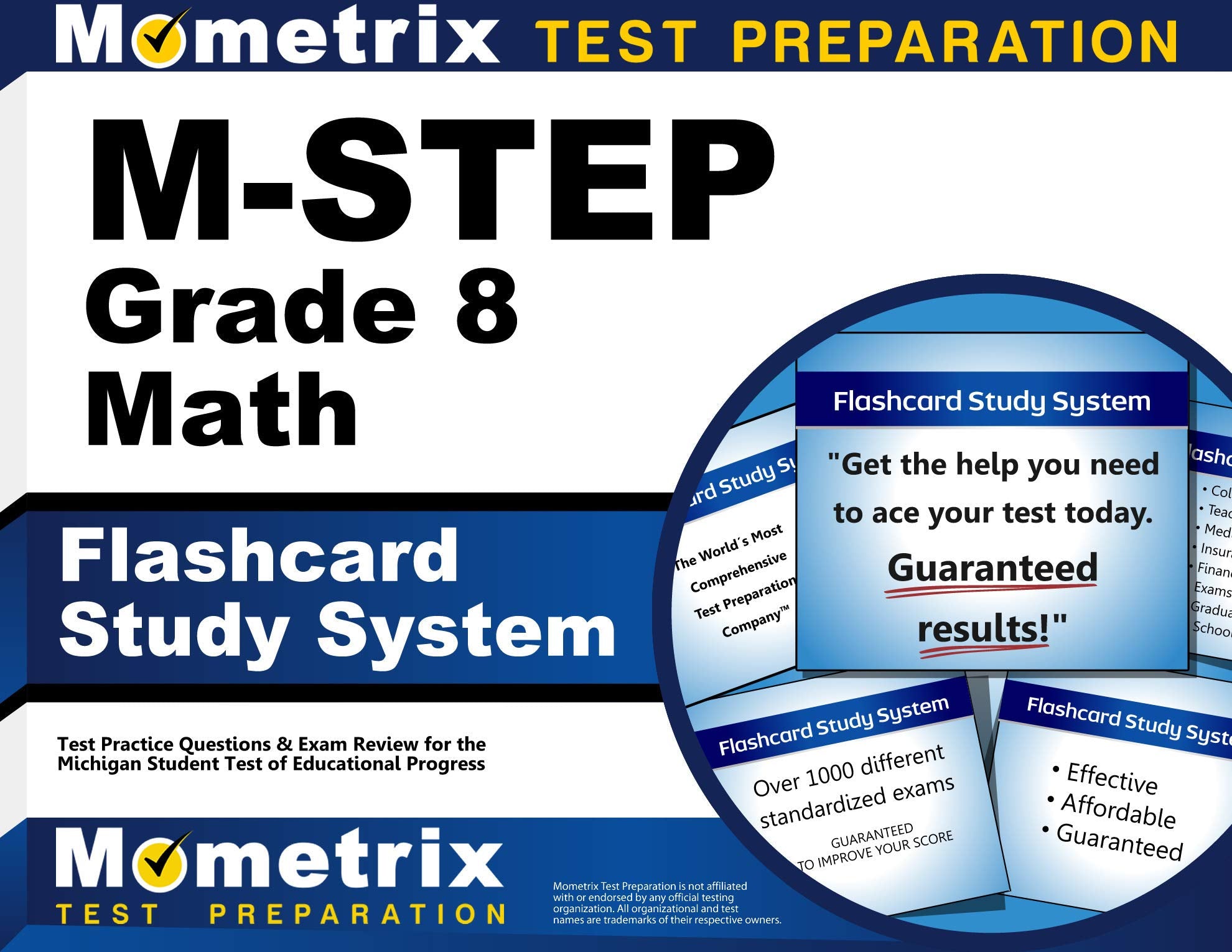 M-Step Grade 8 Mathematics Flashcard Study System: M-Step Test Practice Questions & Exam Review for the Michigan Student Test of Educational Progress Media & Communication